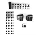 thumbnail image 1 of Accelerator Brake Foot Pedal, Stainless Steel Fuel Gas Brake Pads Set Replacement For  C E S GLC GLK SLK CLS SL Class, 1 of 8