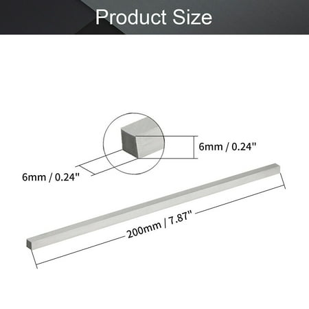 

GLFILL 200mm Length Hss Square Bar Milling Turning Bit Lathe Tool 4~20mm Fly Cutter