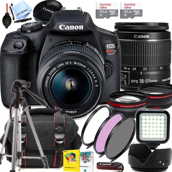 Canon EOS Rebel T7 DSLR Camera with 18-55mm f/3.5-5.6 Lens