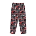 thumbnail image 5 of Goofa Red And Blue Cars Printed Soft Pajama Pants for Women, Wide Leg Comfy Casual Lounge Yoga Pants-Small, 5 of 9