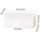 thumbnail image 2 of Caja de almacenamiento de pared de cocina compacta, capacidad de 1 litro, plástico blanco, transparente no perforado, organizador de fregadero multifuncional para juguetes de bocadillos de jengibre, 2 of 5