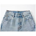 thumbnail image 6 of Women’s High-Waisted Wide-Leg Jeans – Lightweight Washed Denim Straight-Leg Spring 2026, 6 of 10