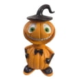 thumbnail image 1 of Cute Animated Pumpkin Figurine Perfect Halloween Decoration for Home and Office, 1 of 4