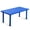 Blue, variant on Resenkos Kids Plastic Rectangular Learn and Play Table-Red, Small Folding Table for Arts & Crafts, Snack Time, Homeschooling, Homework
