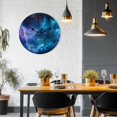 thumbnail image 4 of Wall Clock 14 Inch Blue Purple Galaxy Round Silent Decorative Wall Clocks Battery Operated for Living Room Bedroom Kitchen Classroom Decor, Universe Space,Large, 4 of 7