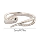 thumbnail image 4 of Xihbxyly Anillo de Serpiente, Joyería Ajustable para Parejas, Diseño Moderno para Hombres y Mujeres, Material de Aleación Hipoalergénico, Regalo Perfecto para San Valentín, Estilo Único, Ajuste Cómod, 4 of 4
