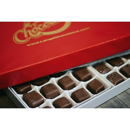 Boxed Truffle - Lang's Chocolates Milk Chocolate Truffles 24 Piece Box