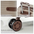 thumbnail image 6 of Tcbosik Luggage Set with Packing Cubes, Hardside Expandable 4 Piece Suitcase Set with Spinner Wheels and TSA Lock, 16/20/24/28 inch, Khaki, 6 of 10