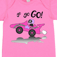 thumbnail image 4 of Inktastic Go Go Go Pink Racing Car Boys or Girls Baby Bodysuit, 4 of 5
