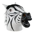 thumbnail image 3 of Máscara de cabeza de animal, accesorio para disfraz de cosplay, novedad, accesorio fotográfico, de vestir para actuación en escenario, juego de rol Cebra, 3 of 8