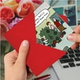 thumbnail image 4 of 12 Funny Merry Christmas Cards Bulk (1 Design, 12 Cards) - Theme Tree Christmas B5832, 4 of 6