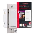 thumbnail image 1 of Interruptor de luz inteligente Enbrighten Zigbee Dimmer blanco y almendra, 1 of 7