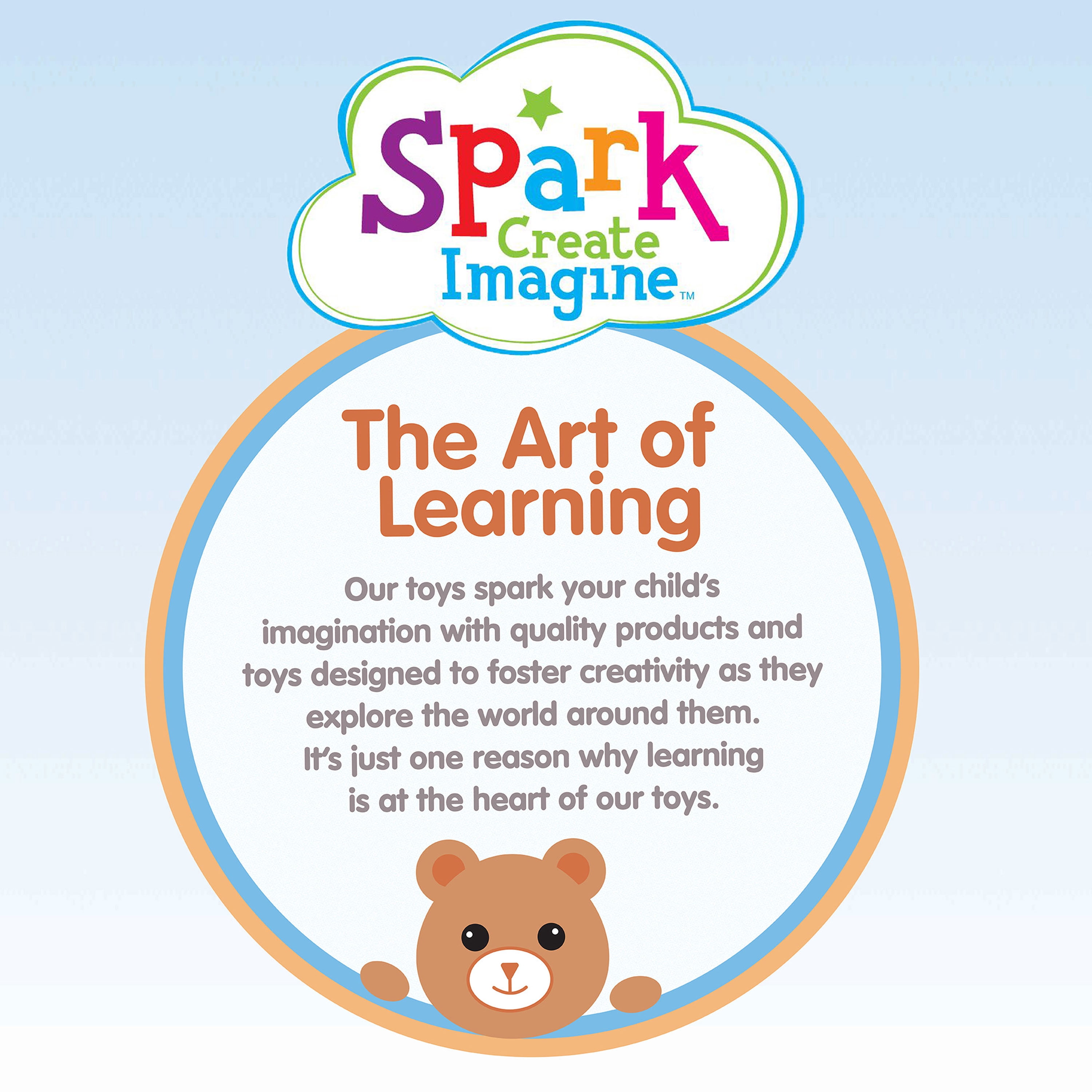 Spark Create Imagine Hatch and Match Baby Toy, Multicolor, 7 Pieces