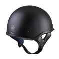 thumbnail image 2 of AHR RUN-C Casque Demi-Visage Approuvé à Pois pour Moto Cruiser Chopper Noir Mat S, 2 of 9