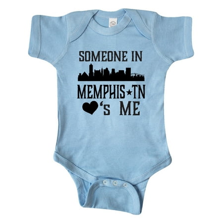 

Inktastic Memphis Tennessee Someone Loves Me Skyline Gift Baby Boy or Baby Girl Bodysuit