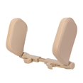 thumbnail image 3 of Almohada para reposacabezas de coche, almohada de viaje con espuma viscoelástica, almohada de soporte para el cuello ajustable para viajes, pasajeros Beige, 3 of 10