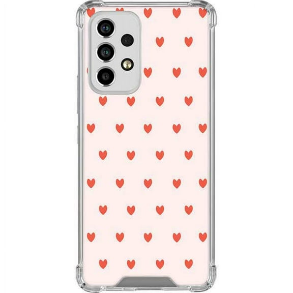 Skinit Hearts Pink and Red Hearts Galaxy A53 5G Clear Case