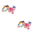 thumbnail image 3 of Transemion Exquisite 20 Pieces Mixed Color Flower Polymer Clay Beads Jewelry Making 15mm 2Set, 3 of 6