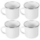 thumbnail image 5 of Great! Here\'s a polished product description for the **"4pcs Portable Enamel Camping Cup Lightweight Enamel Mug With Handle Travel Mug For Outdoor, 5 of 5