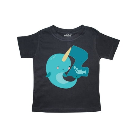 

Inktastic Narwhal 2nd Birthday Gift Toddler Boy or Toddler Girl T-Shirt