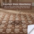 thumbnail image 5 of REGALWOVEN Geometric Door Mat Indoor Outdoor Waterproof Welcome Mat for Front Door, Non-Slip Entryway Rug, Washable Floor Mat Bark Brown 32" x 20", 5 of 6