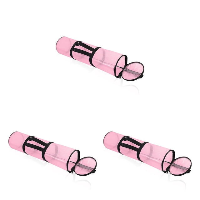 Organizador de envoltura de regalos de Navidad Inteprter bolsa de papel 60cm 3Conjunto Rosado