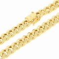 thumbnail image 6 of Nuragold 14k Real Yellow Gold Miami Cuban Link 9mm Chain Bracelet (7"-9") Italian Jewelry for Men, 6 of 11