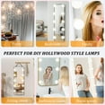 thumbnail image 5 of Gogcaro LED Vanity Lights For Mirror, Gogcaro Hollywood Style With 10 Dimmable Bulbs, Adjustable Color & Brightness, USB Cable, Stick on for Makeup Table Dressing Room Mirror, 5 of 7
