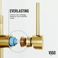 thumbnail image 2 of VIGO Bristol Single Handle Pull-Down Sprayer Kitchen Faucet in Matte Brushed Gold, 2 of 14