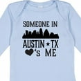 thumbnail image 4 of Inktastic Austin Texas Someone Loves Me Skyline Boys or Girls Long Sleeve Baby Bodysuit, 4 of 5