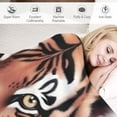 thumbnail image 3 of HENGT Tiger Blanket Soft Warm Tiger Plush Throw Blanket Tiger Gifts for Tiger Lover Cozy Fluffy Flannel Bedding Tiger Animal Stuff Decor Blanket for Girls Boys Kids Adults Women Bed Trave, 3 of 6