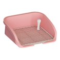 thumbnail image 2 of Inodoro para perros, l para cachorros, entrenamiento de mascotas grande con soporte para de pared interior, perro interior Rosa Yuyangstore Bandeja de aseo para gatos, 2 of 8