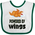 thumbnail image 3 of Inktastic Funny Chicken Wings Lover Boys or Girls Baby Bib, 3 of 4