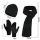 thumbnail image 2 of Gorro de invierno para mujer, gorro cálido, bufanda larga, guantes con pantalla táctil, gorros de calavera, bufandas para el cuello, para mujeres y hombres, 2 of 7