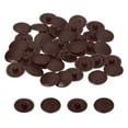 thumbnail image 1 of Uxcell 40PCS Tapa de tornillo, tapas decorativas de tornillo de 12 mm para tuercas de bloqueo de cámara Phillips, tornillos autorroscantes, marrón oscuro, 1 of 6