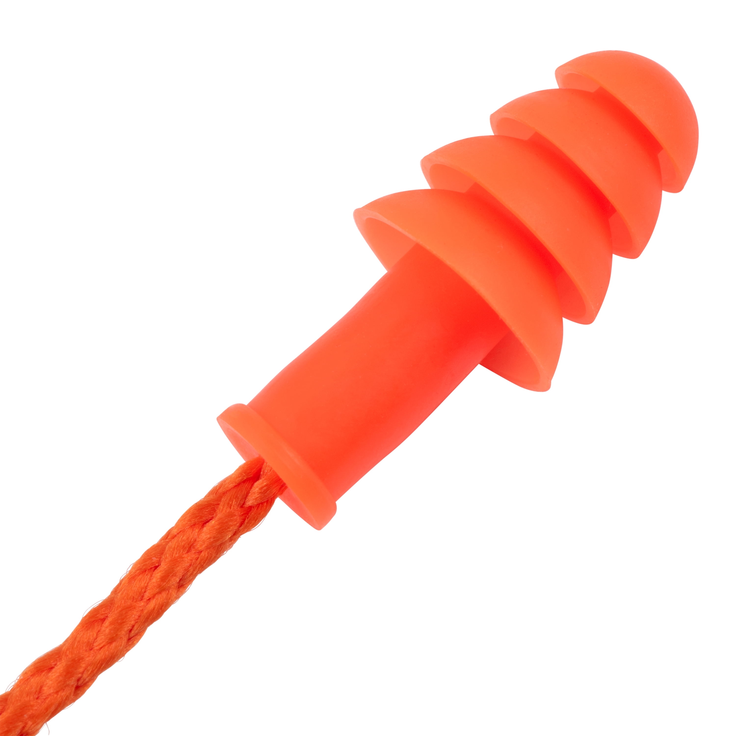 Allen Company Deluxe Reusable Hearing Protection Earplugs 1-Pair Orange