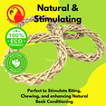 thumbnail image 2 of Bonka Bird Toys 1264 Pk4 Large Vine Wreaths Foot Talon Craft Part Parrot Cage, 2 of 8