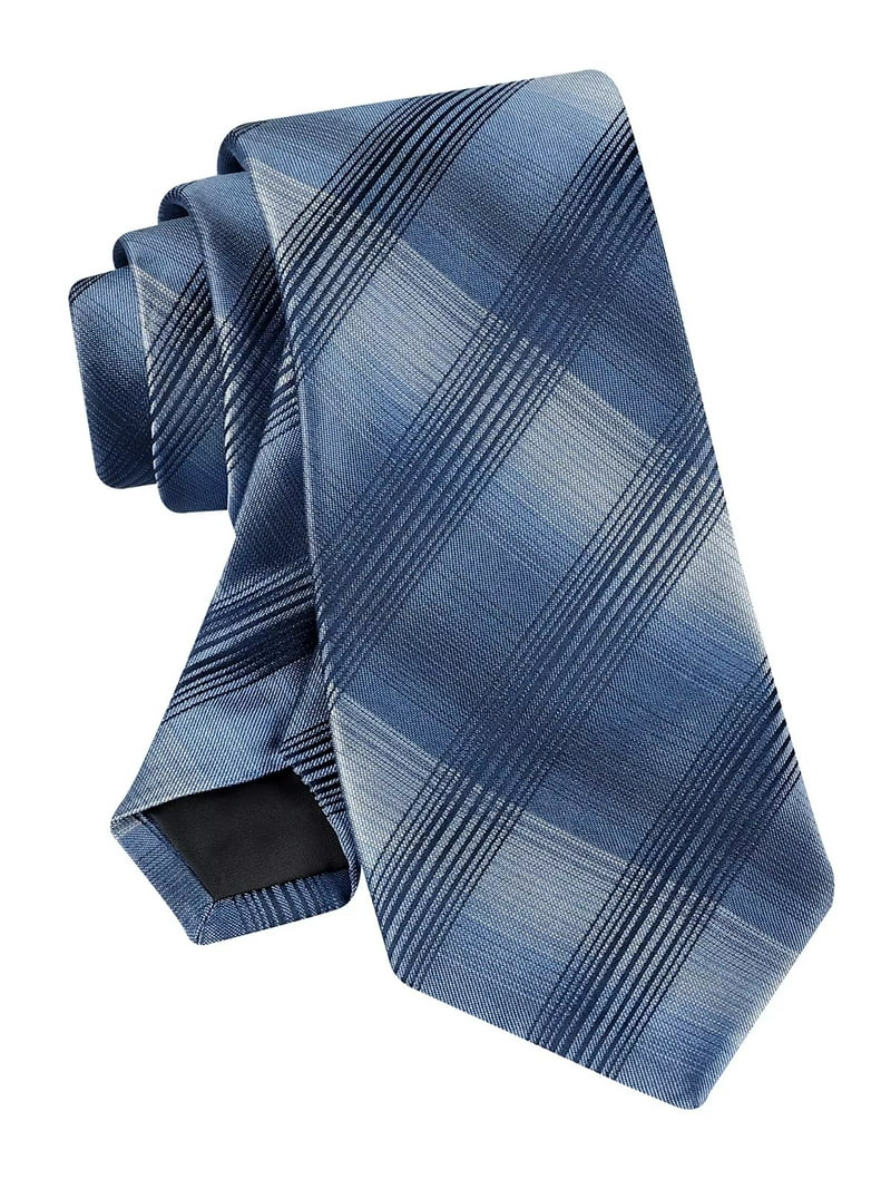 【2plan】24FW★ [LAN ARCHIVE] Brique Checkered Tie Boys' Tartan Plaid Patterned Woven Zipper Necktie Tie
