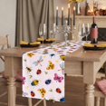 thumbnail image 2 of Table Runners 70 Inches Long Dress Scarves, Cute Butterfly Dragonfly Farmhouse Coffee/Dining/Kitchen Table Decor, Holiday Table Runner, Farmhouse Botanical Floral Pink 13x70 Inch, 2 of 9