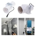 thumbnail image 4 of Energy Efficient 3 Inch Inline Duct Fan 12V Quiet Blower Exhaust Ventilation for Best Air Circulations in Tight Space, 4 of 9