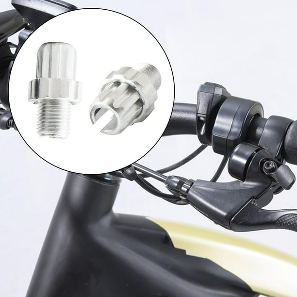 2 piezas bicicleta 10mm manija de freno palanca tornillos de ajuste aluminio M10 Plata