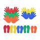 thumbnail image 4 of Marcadores de alfombras Niños Mats de equilibrio táctil Desarrollo sensorial educativo no 5 par y 5 par, 4 of 8