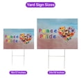 thumbnail image 5 of Peace Love Pride Cocker Spaniel with Rainbow Sunglasses LGBT LGBTQ+ Yard Sign Cockers Dog Lover Gifts Outdoor Home Lawn Garden Porch Decor - 01004, 5 of 5
