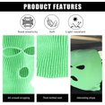 thumbnail image 3 of 2 PCS Car Headrest Cover, Personalized Funny Car Seat Full Face Mask, Ski Mask Wrap Protection for Auto Front Seat Rest Decoration, Universal Interior Car Accessories (Fluorescent Green), 3 of 6
