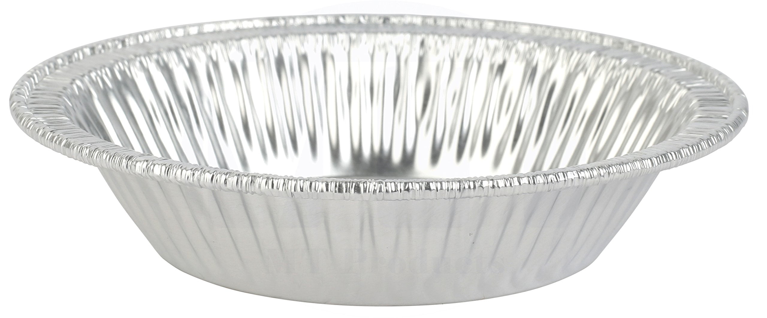 MT Products 4 1/4" Disposable Aluminum Foil Tart/Pie Pan 7/8" Deep (50 Pieces)