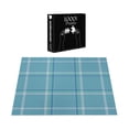 thumbnail image 3 of Ambesonne Plaid Jigsaw Puzzle Durable Cardboard, Blue Scottish Style Checkered, 1000 pcs, Deep Sky Blue and Seafoam, 3 of 5