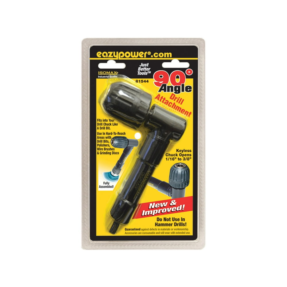 Eazypower 90 Degree Angle Drill Attachment, 3/8in, 1pk