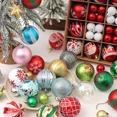 thumbnail image 5 of 42/44 piezas de bolas navideñas de colores en caja, colgantes para decoración del árbol de Navidad, decoración navideña para el hogar, regalos de Año Nuevo, Navidad 2023, 5 of 5