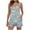 Light Blue two piece sets for women, variant on Baikeli Free with Promo Codes Women Fashion Round Neck Sleeveless Tops Shorts Pants Casual Suit Sets Wide Leg Sets Women 2 Piece Outfits