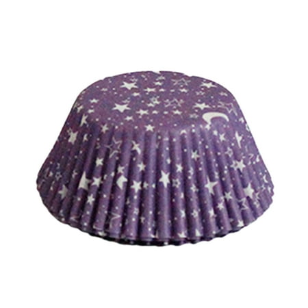 

Lomubue 100Pcs Cake Mold Easy to Pack Waterproof Oilproof Paper Disposable Cake Cup Cupcake Liner Baking Tool Kitchen Gadget